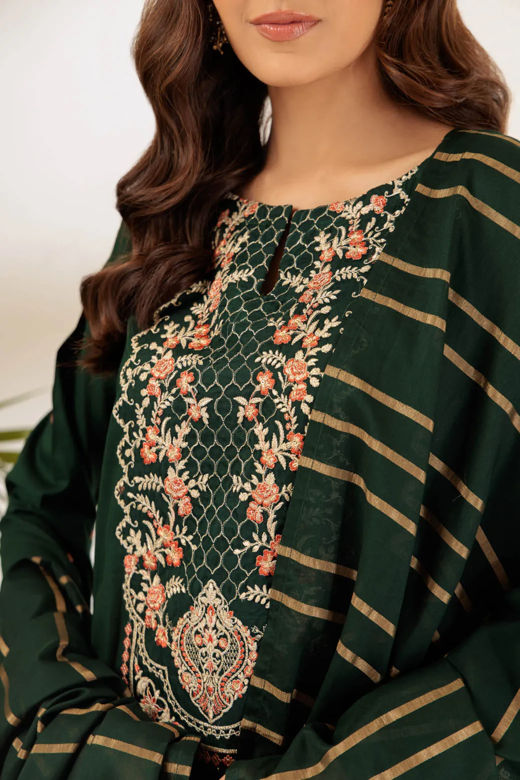 GREEN-CAMBRIC-3 PIECE (SS1243P21) BIN E2 R24