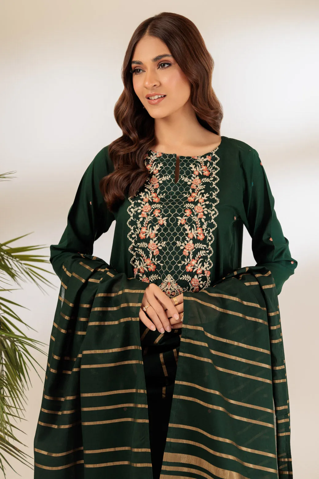 GREEN-CAMBRIC-3 PIECE (SS1243P21) BIN E2 R24