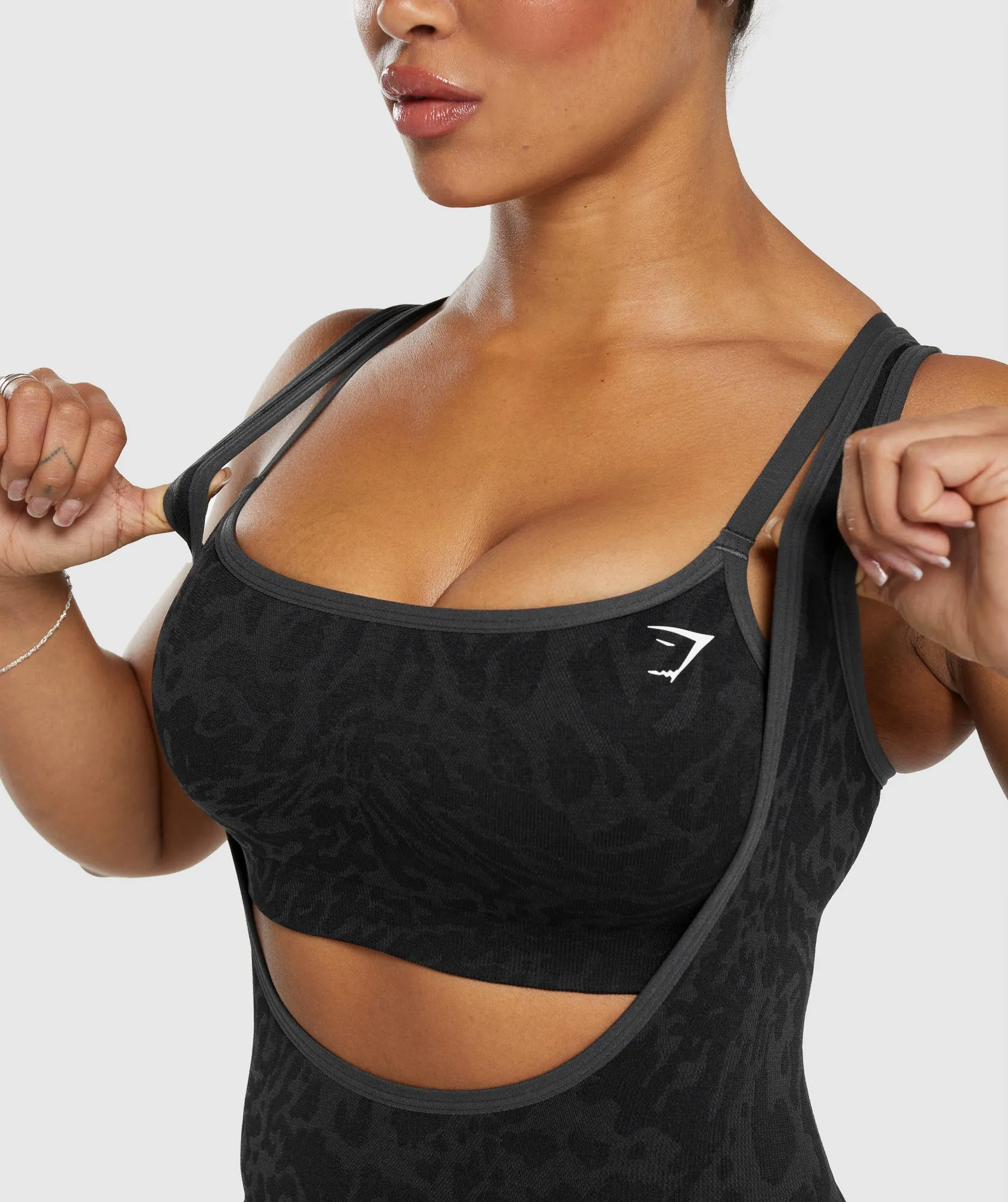 Gymshark Adapt Safari All In One - Black/Asphalt Grey