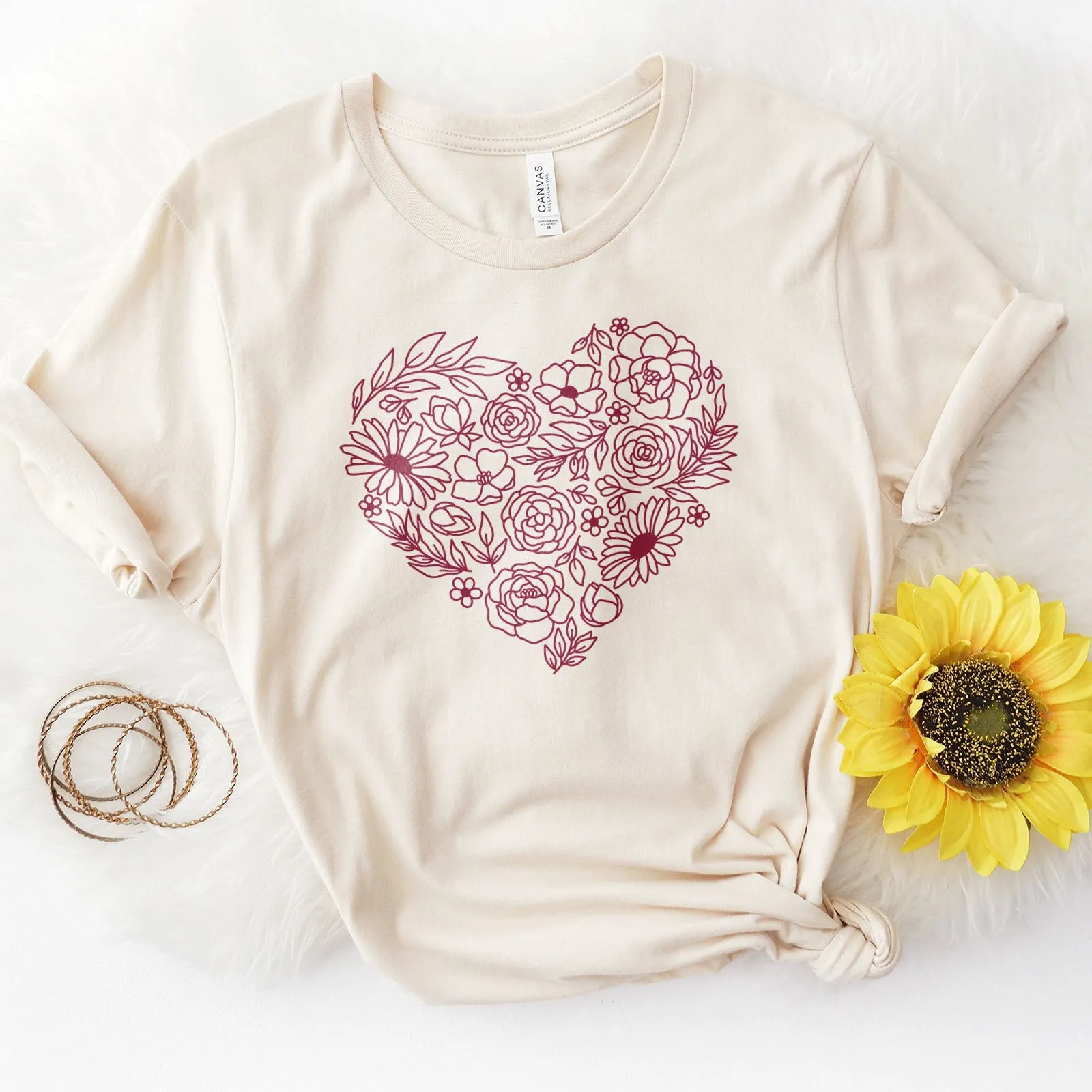 Heart - Wildflowers Tee