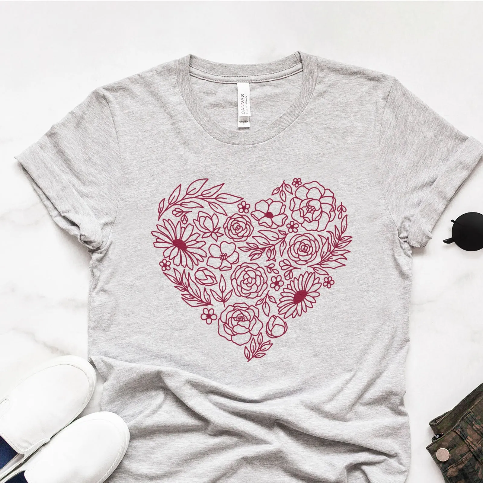 Heart - Wildflowers Tee