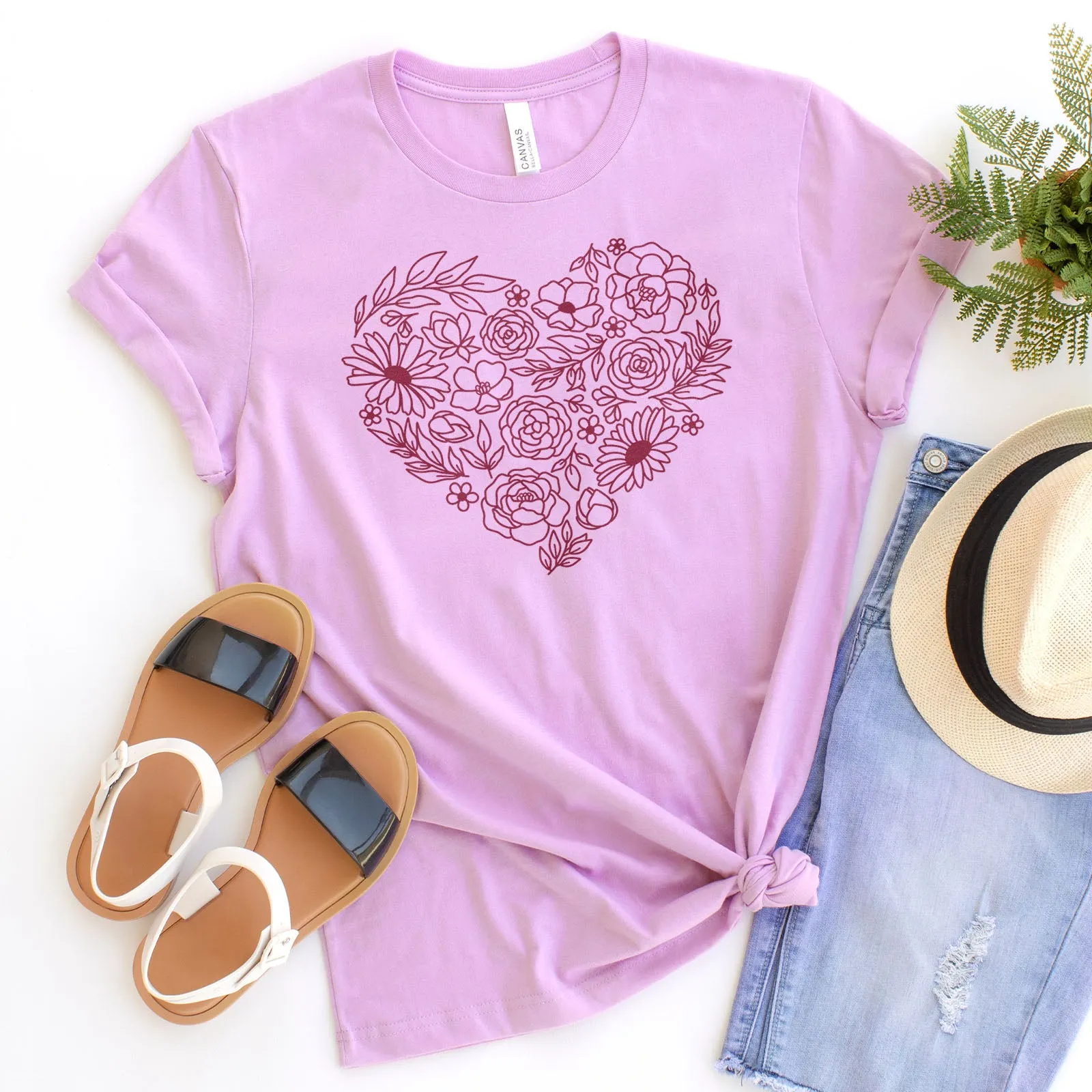 Heart - Wildflowers Tee