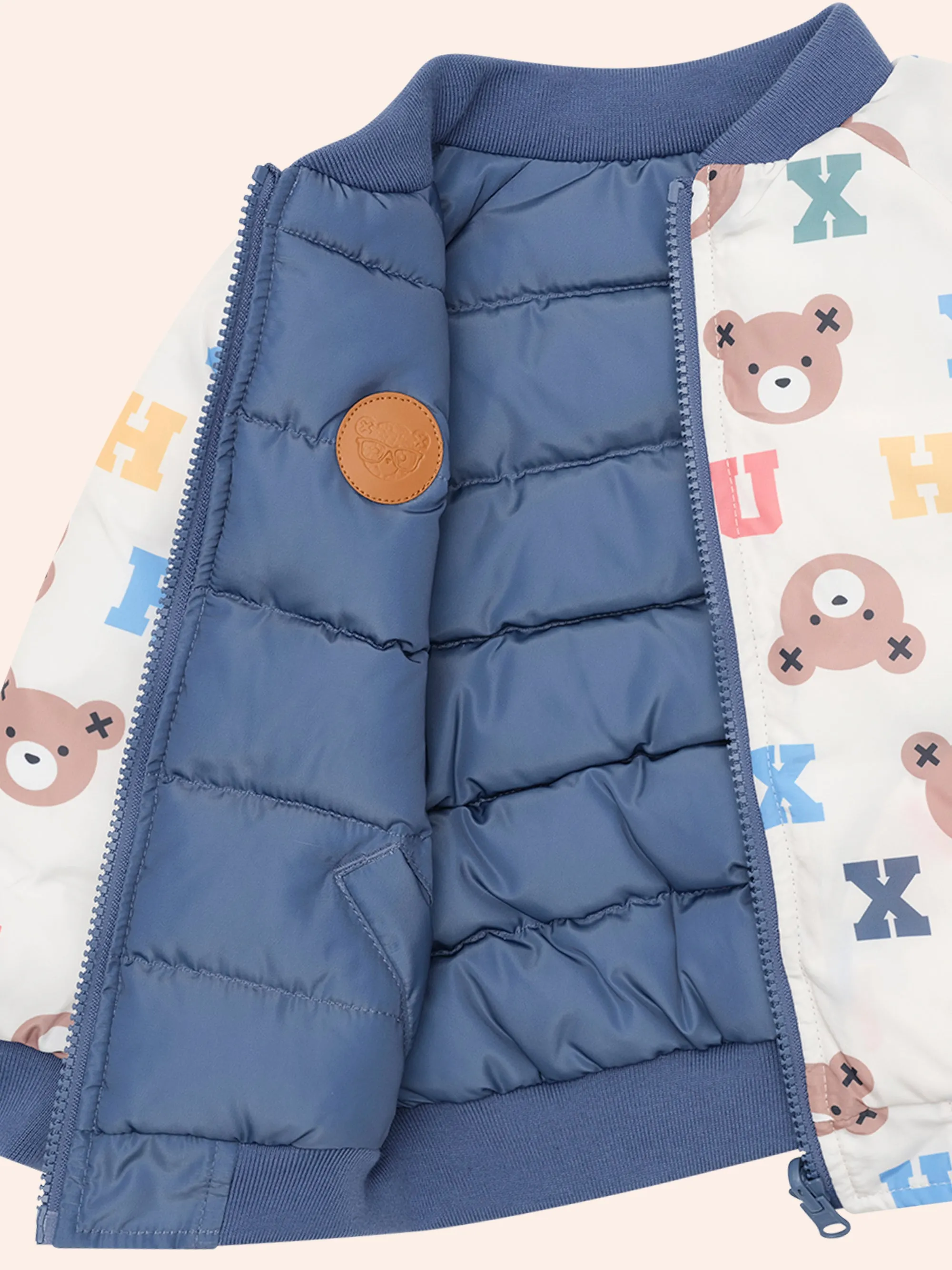 Huxbaby Hux Alphabet Reversible Bomber