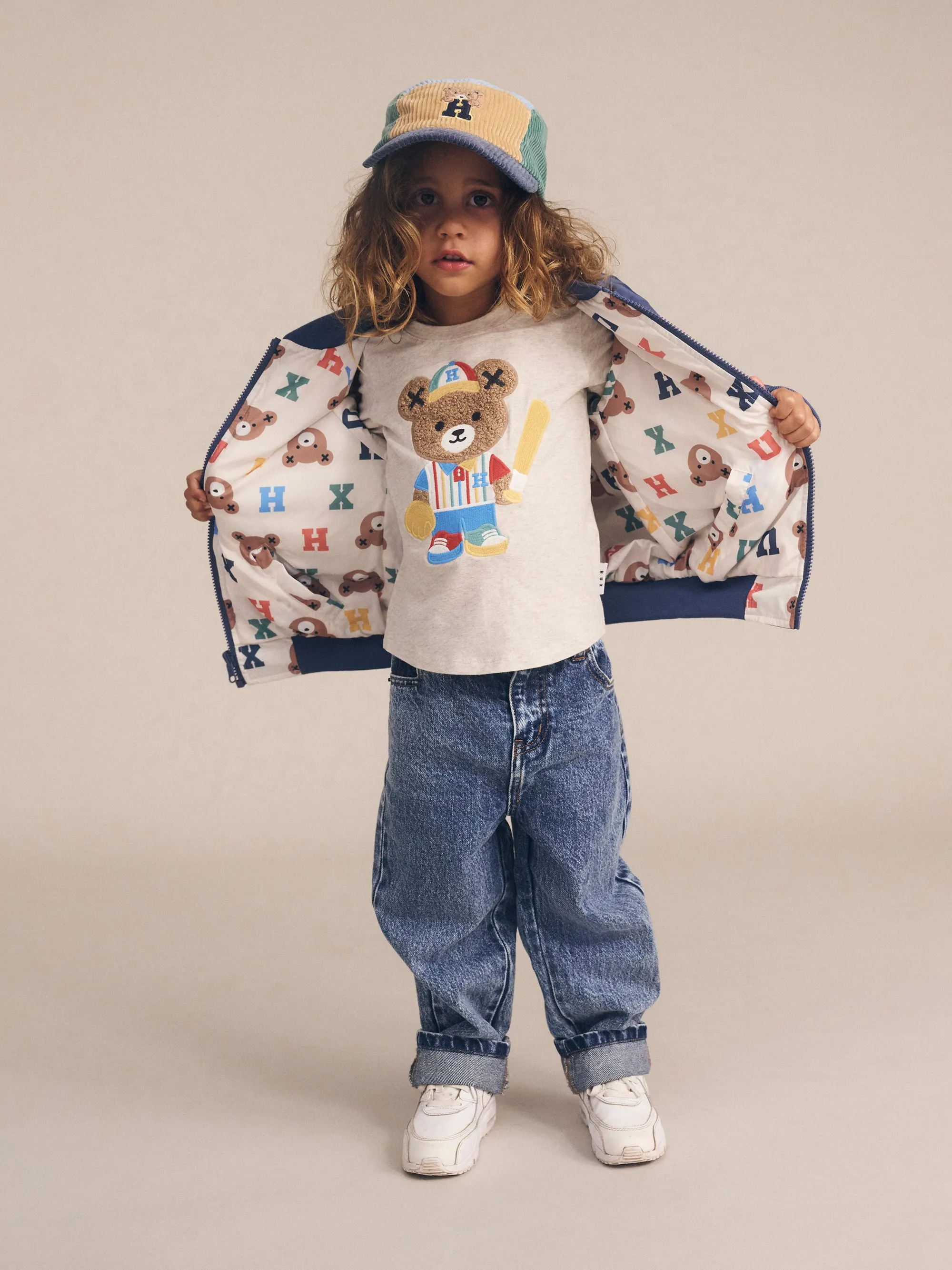 Huxbaby Hux Alphabet Reversible Bomber