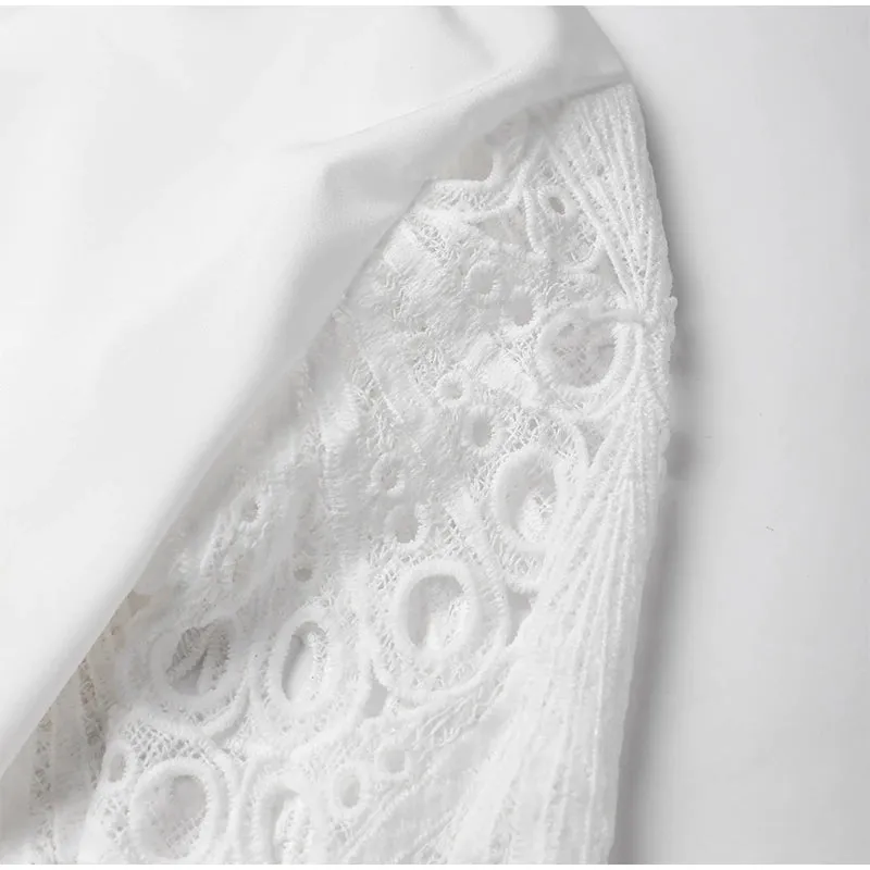 Ingrid Lace Hollow out Shirt