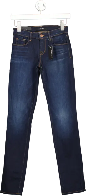 J Brand Blue Mid Rise Straight Leg Jeans BNWT W24