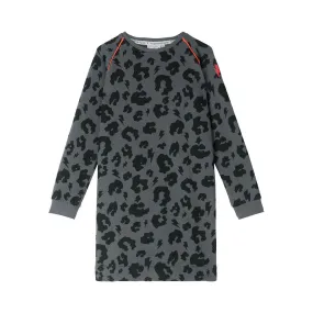 Kids Jumper Dress Leopard and Lightning Bolt