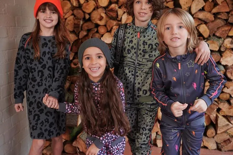 Kids Jumper Dress Leopard and Lightning Bolt