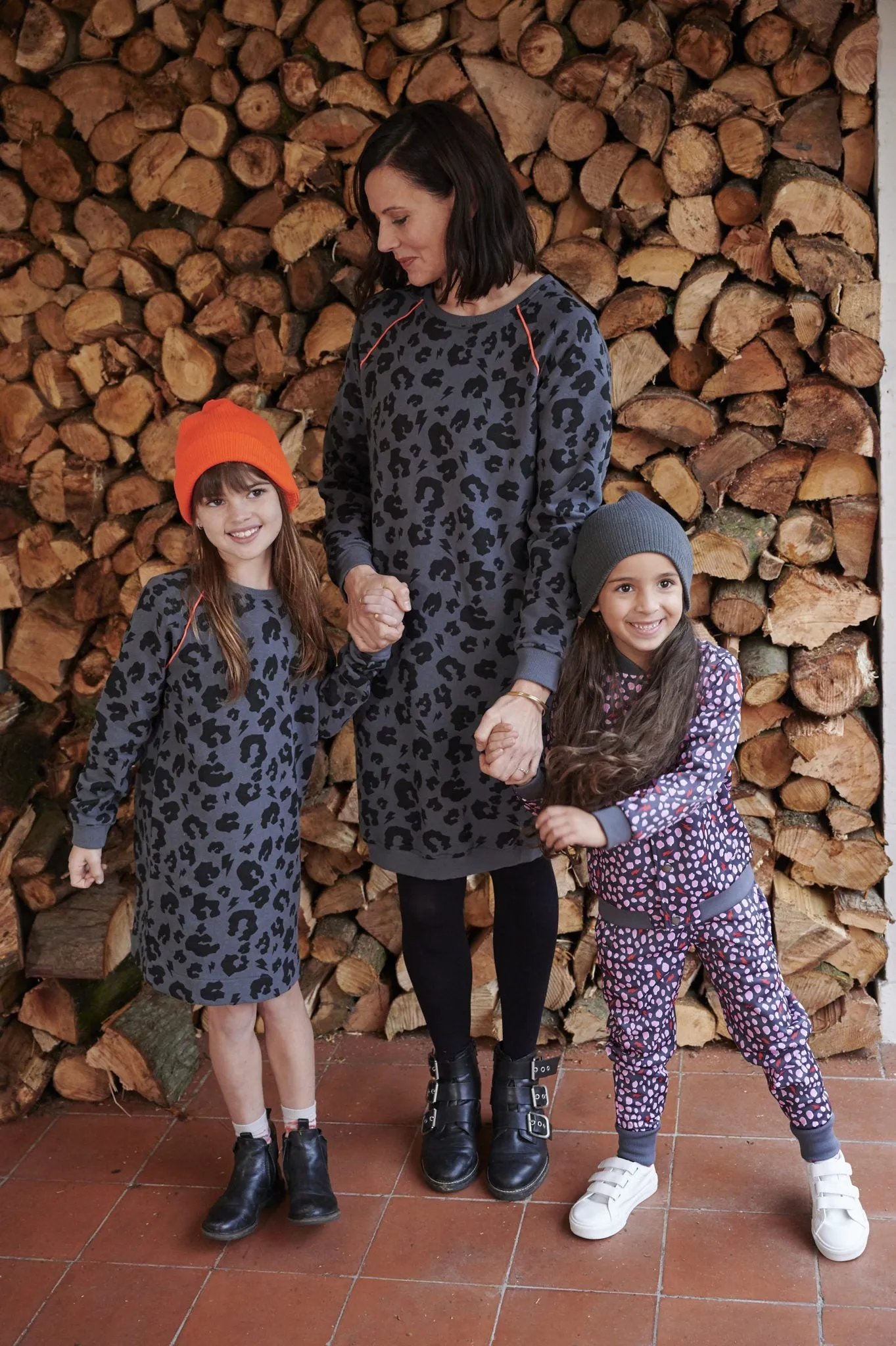 Kids Jumper Dress Leopard and Lightning Bolt