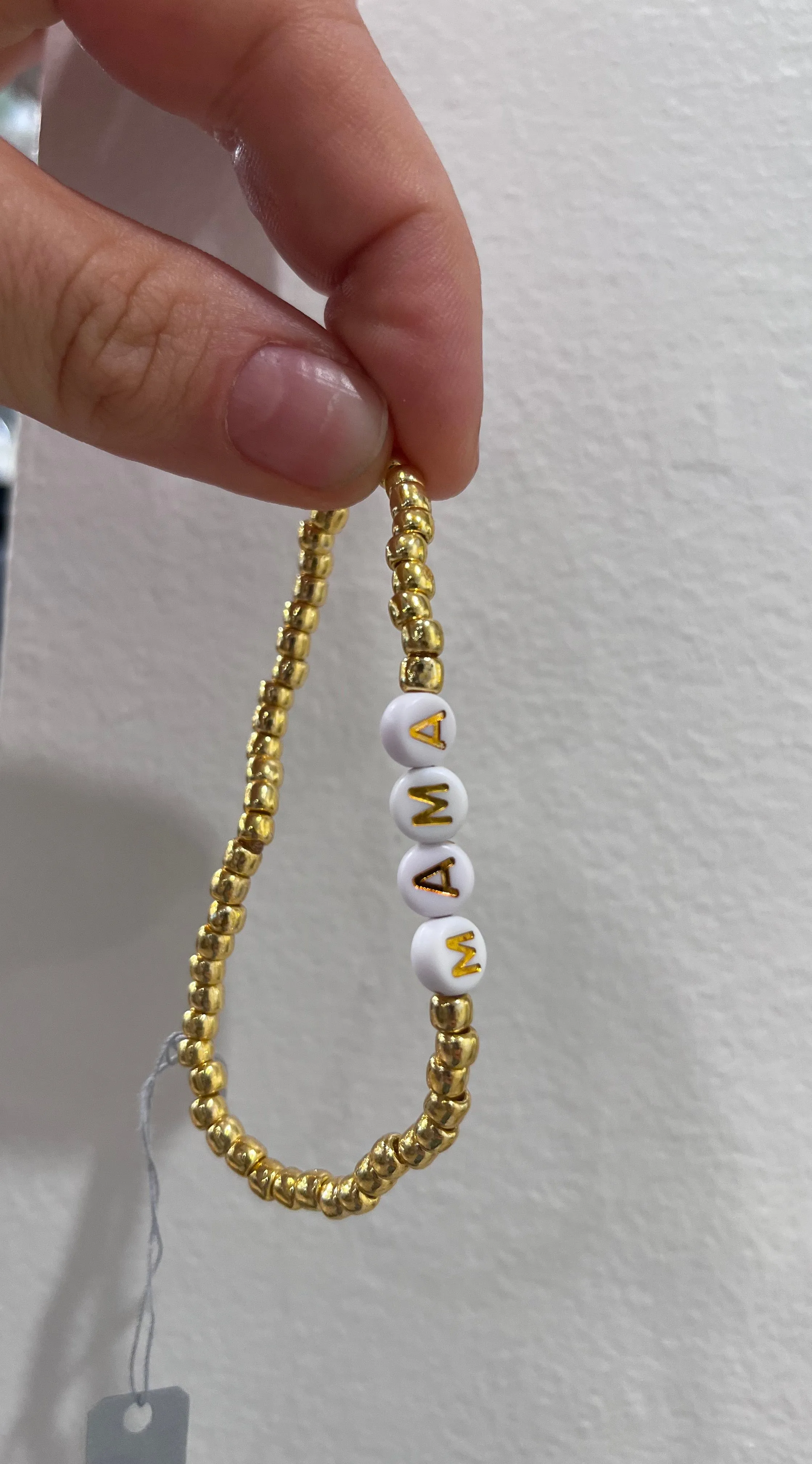 Made by Mira Mama Bracelet | Gold   Ivory