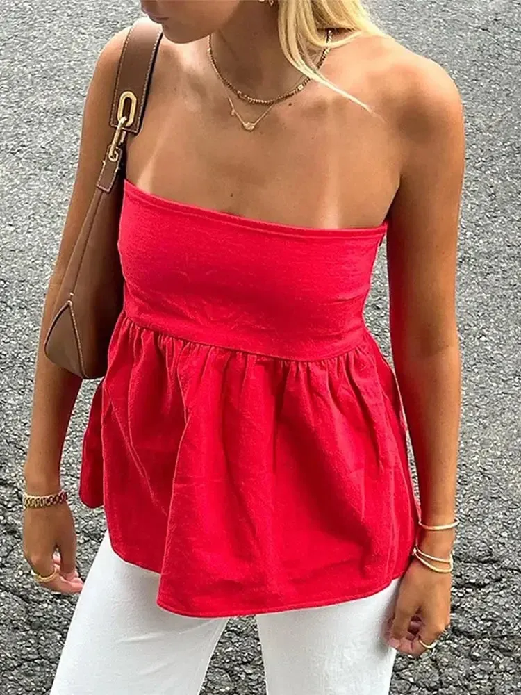 Marza May - Flattering strapless top