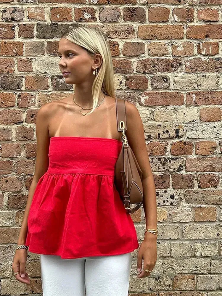 Marza May - Flattering strapless top