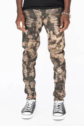 MENS BIKER JEANS IN MATEO-BRONZE