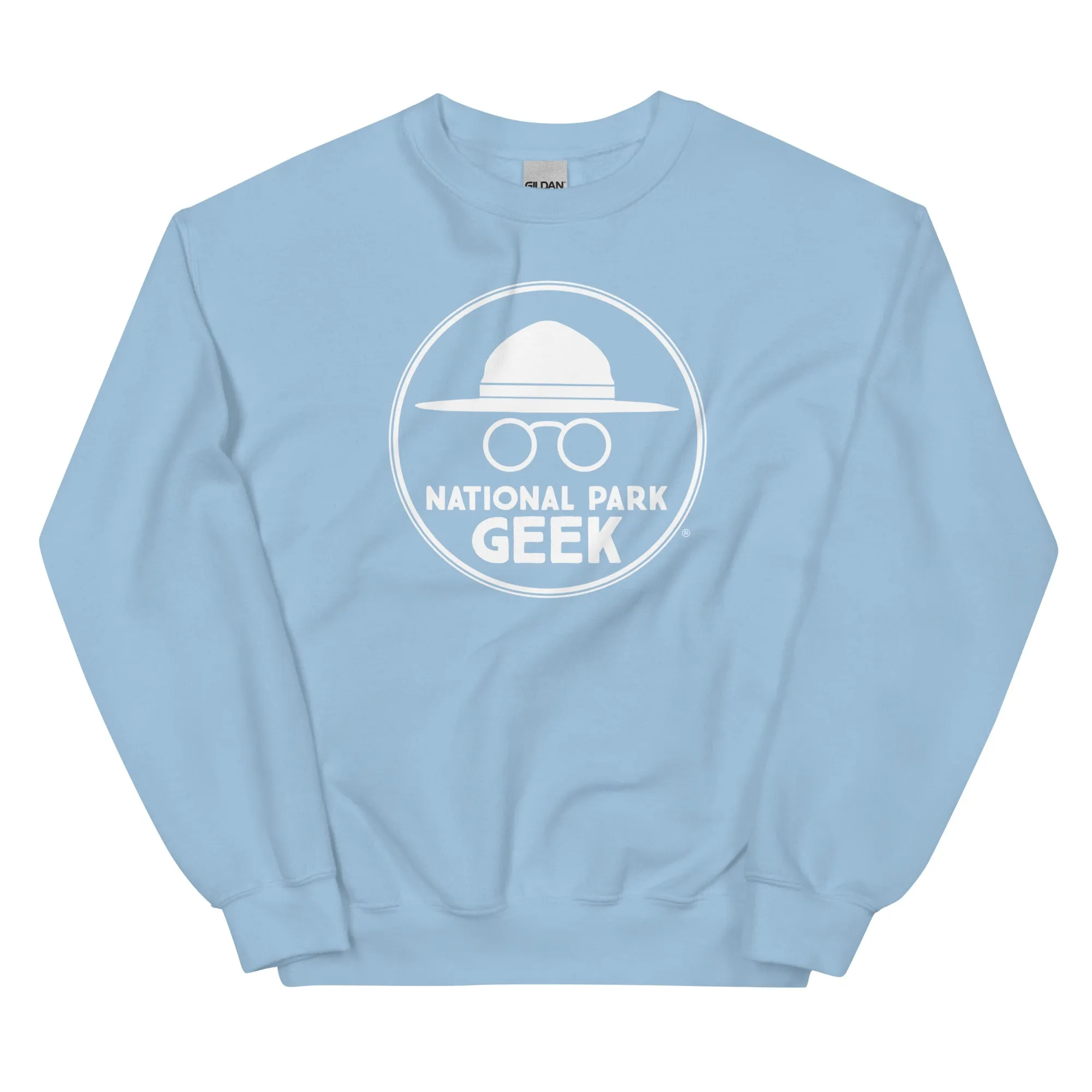 National Park Geek Unisex Sweatshirt White Logo