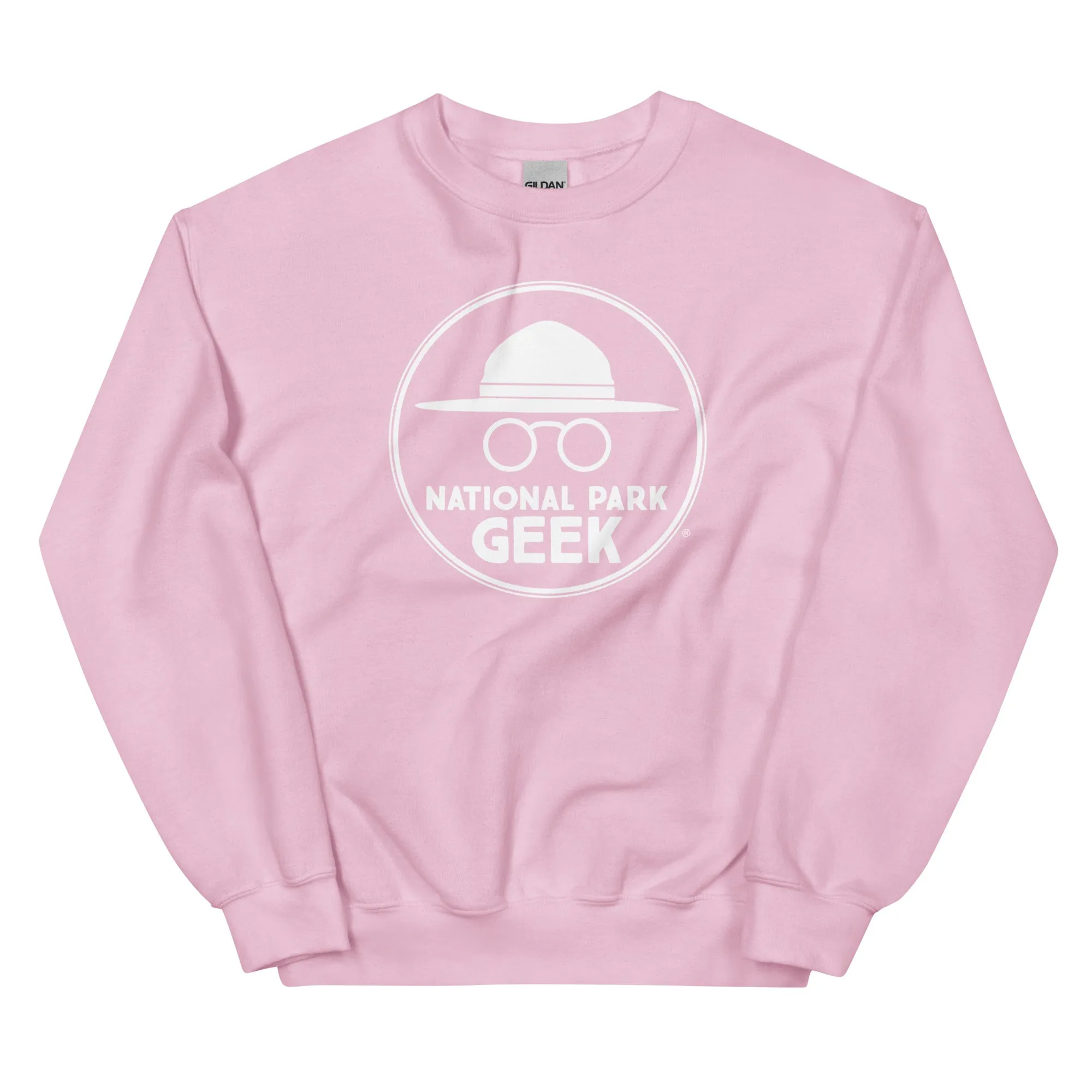 National Park Geek Unisex Sweatshirt White Logo
