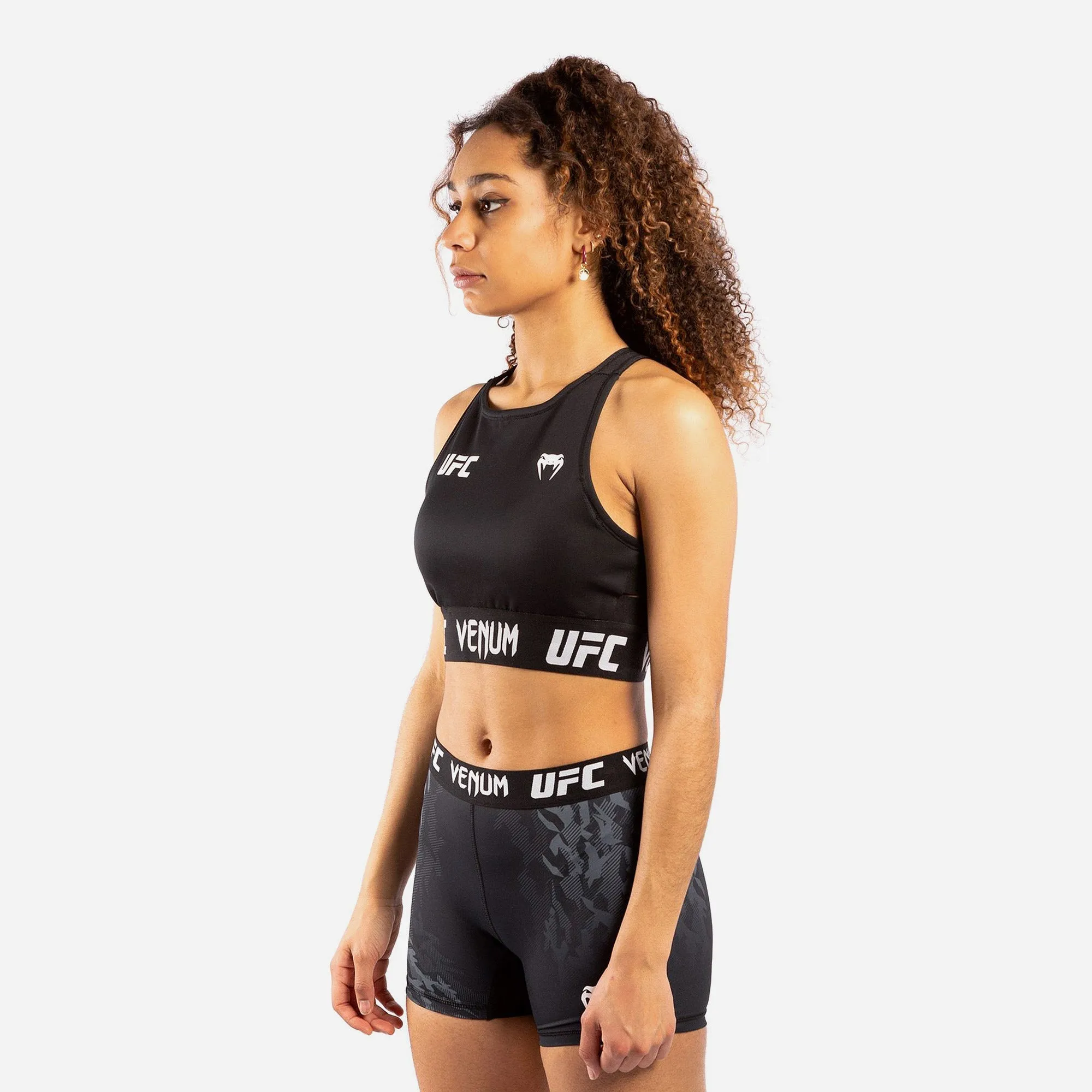 Áo Bra Thể Thao Nữ Venum Official Ufc Fight Week - Đen