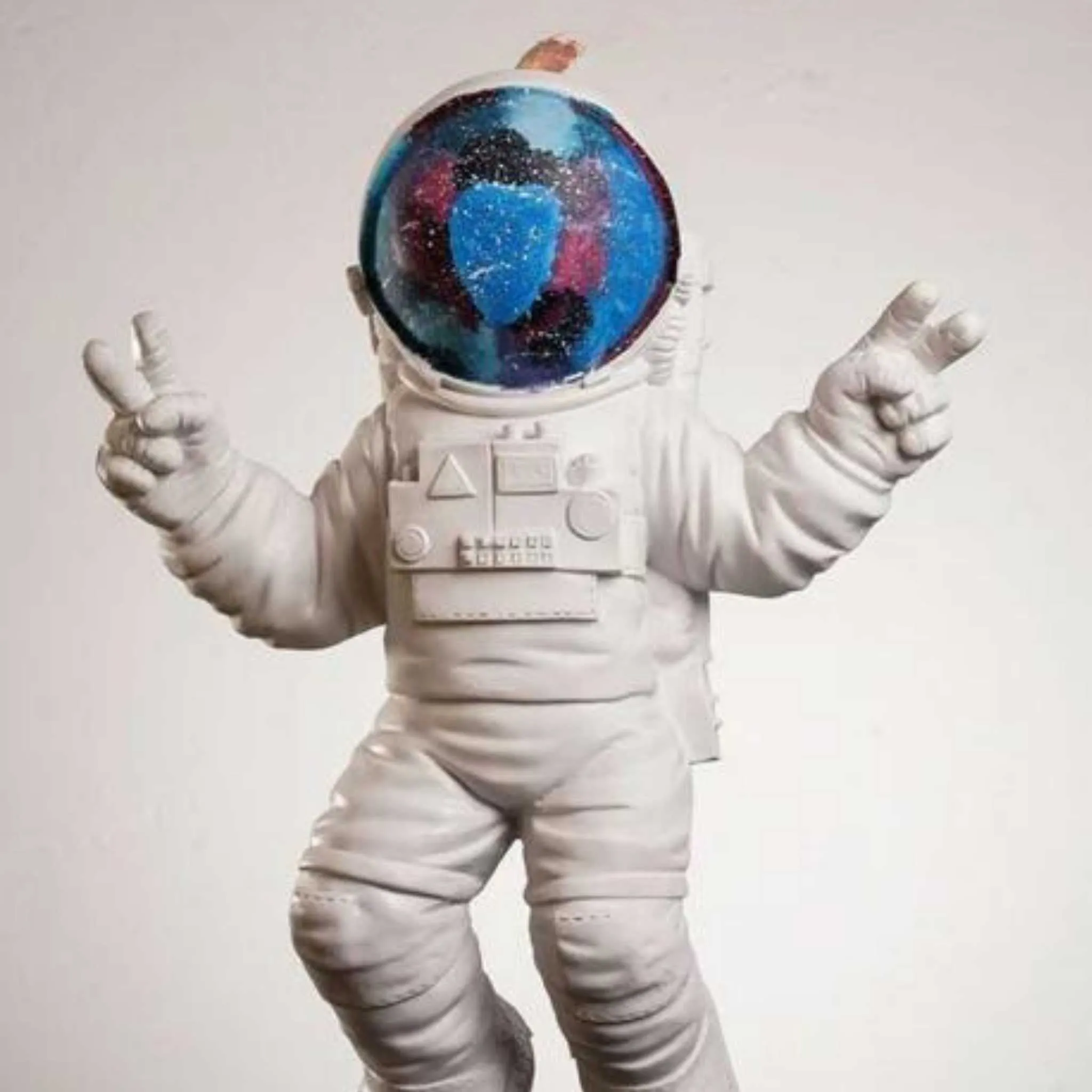 Peace Out Astronaut Wall Sculpture