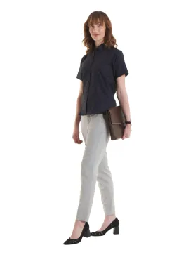 Pegasus Uniform Ladies Pinpoint Oxford Short Sleeve Shirt