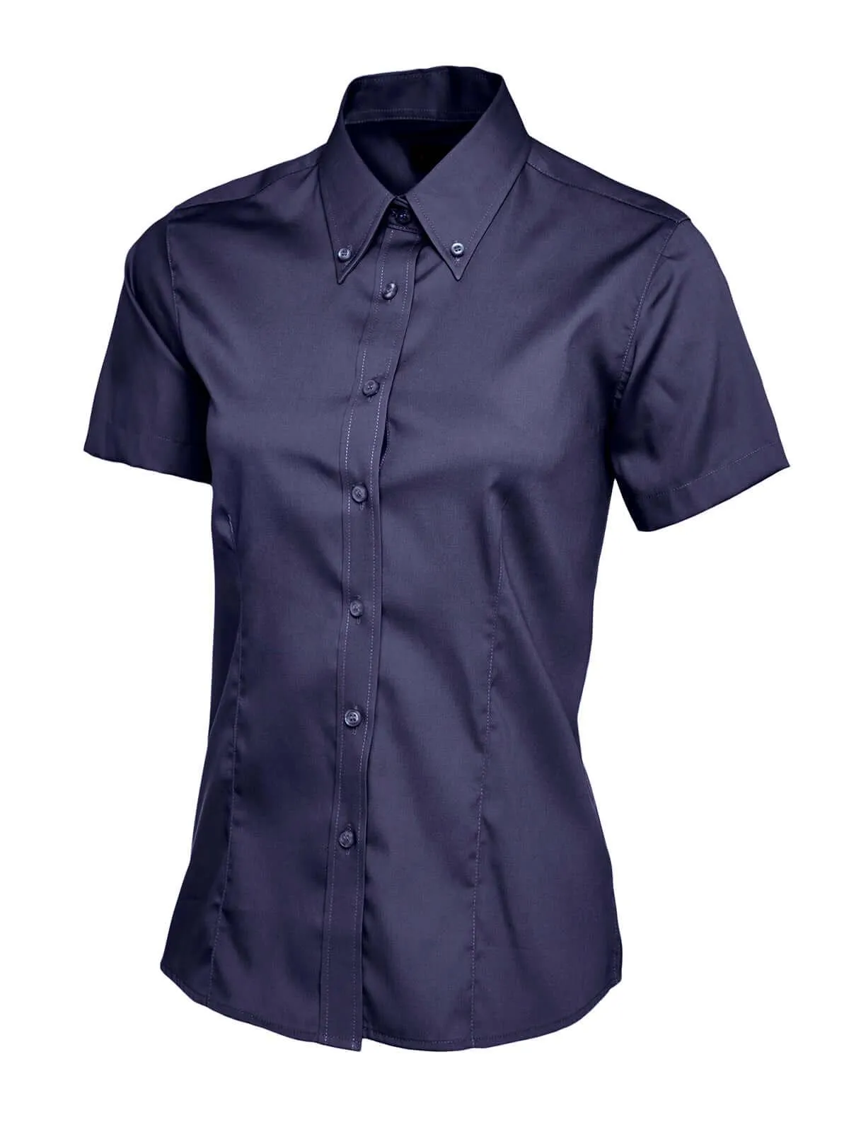 Pegasus Uniform Ladies Pinpoint Oxford Short Sleeve Shirt