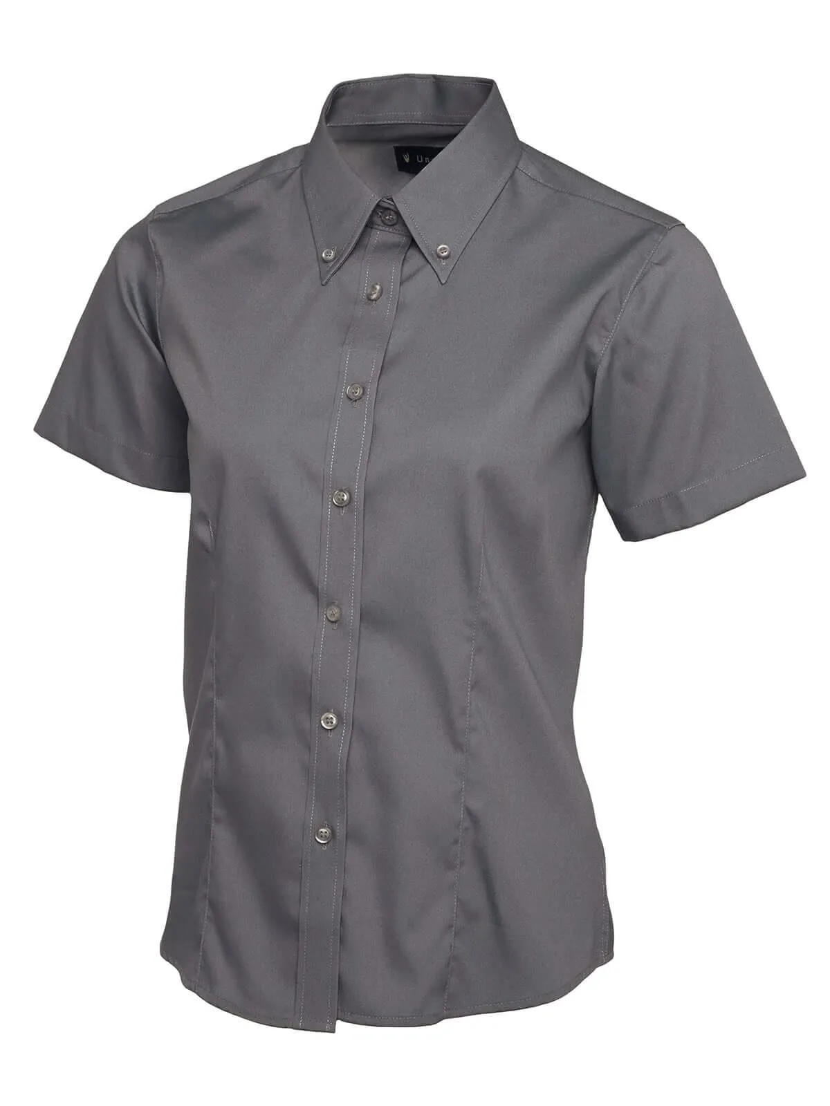 Pegasus Uniform Ladies Pinpoint Oxford Short Sleeve Shirt