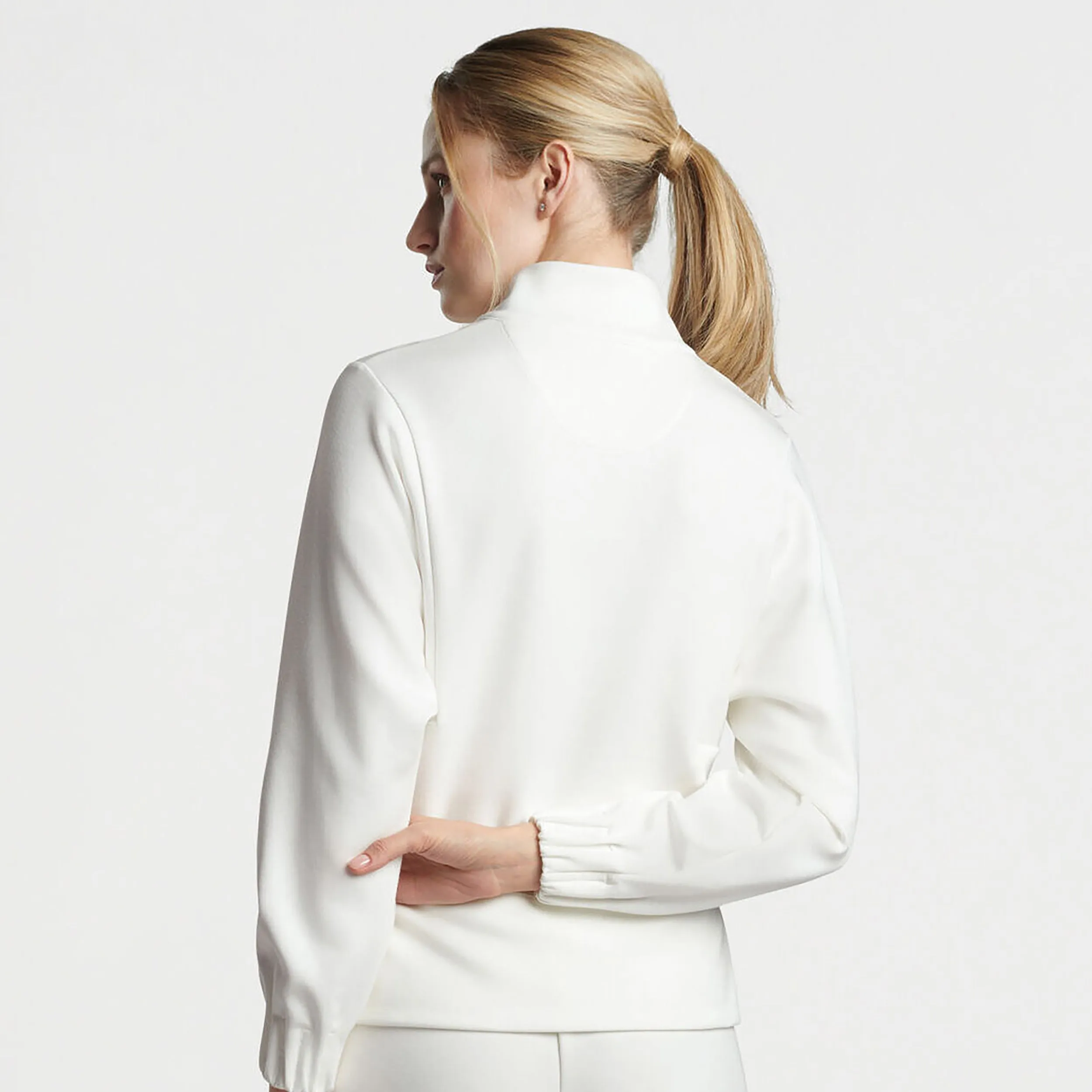 Peter Millar Keeneland Women’s UK Flora 1/2 Zip Pullover - Stylish and Comfortable Performance Top