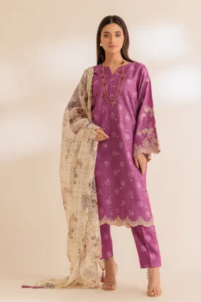 PINK-JACQUARD-3 PIECE (SS6243P08) BIN 77 R26