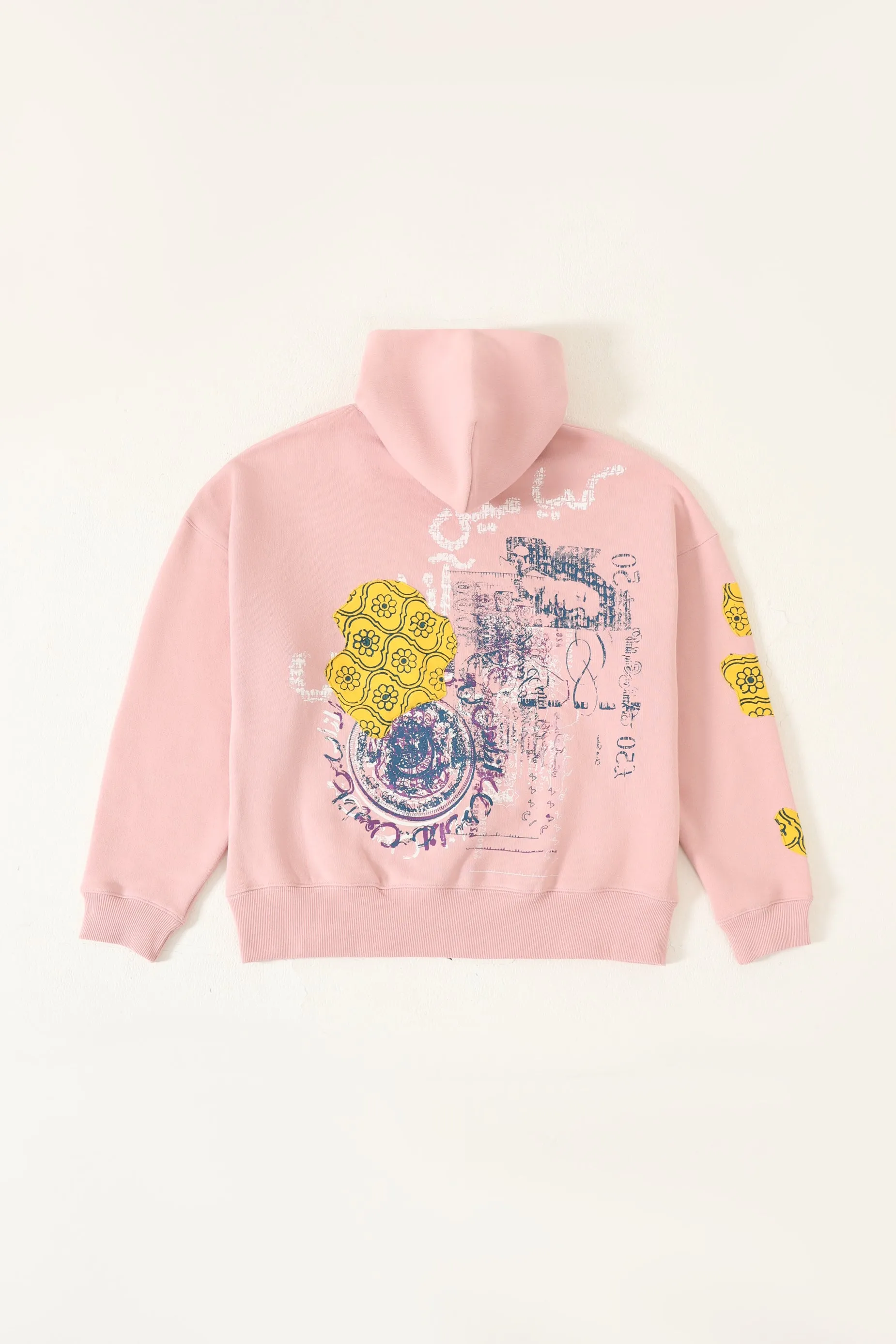 "AZAAD" BLOCKPRINT PATCHWORK HOODIE