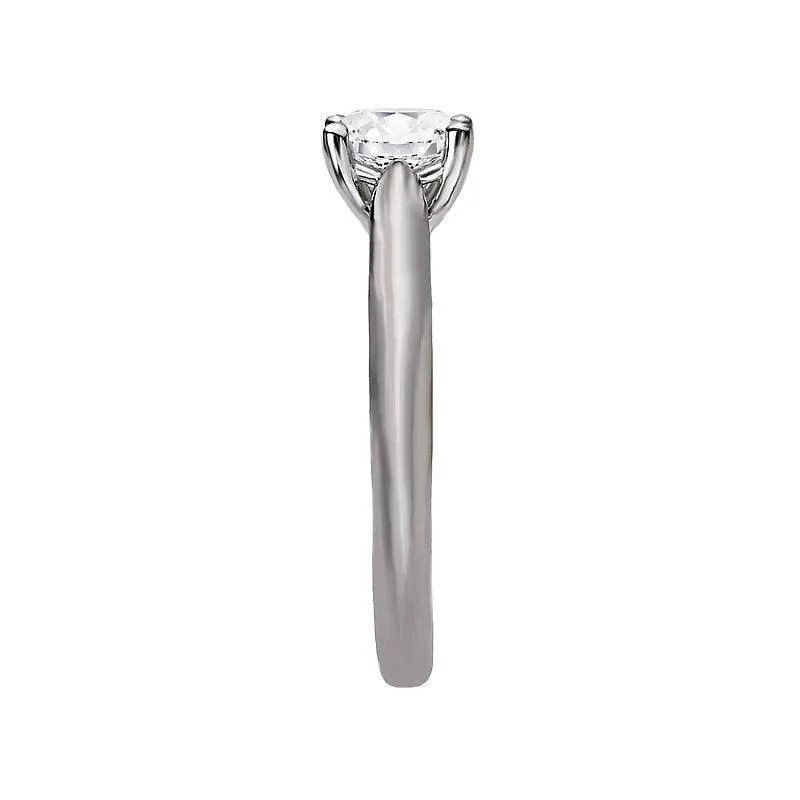 "The Charleston" Peg Solitaire Semi-Mount Diamond Ring