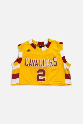 Rework Cleveland Cavaliers NBA Crop Jersey - M