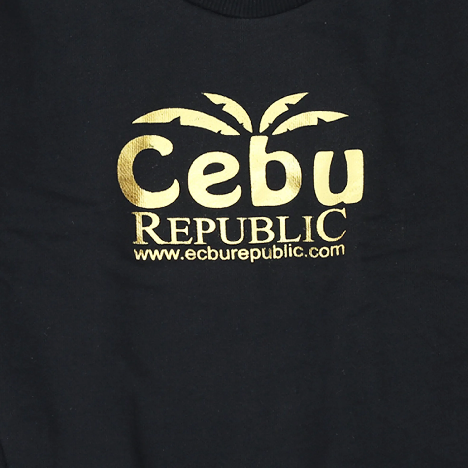 TAPE.A.LOEIL - Kids 'Black' Crew Neck CEBU Printed Sweatshirt TO1184