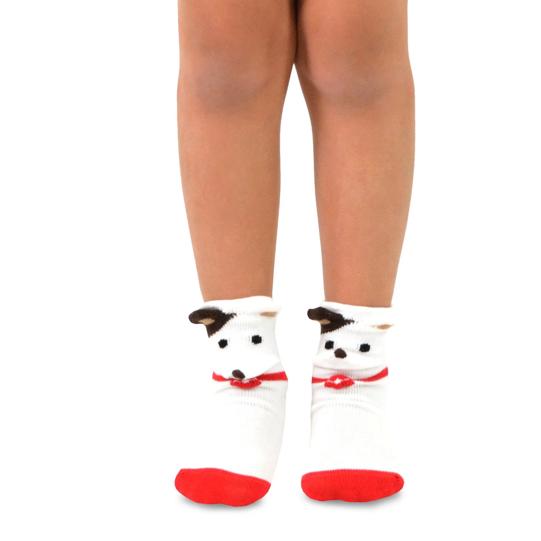 TeeHee Socks Kid's Dog Cotton Short Crew (K1512)