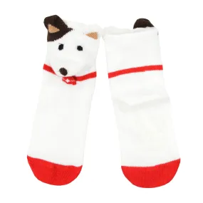 TeeHee Socks Kid's Dog Cotton Short Crew (K1512)