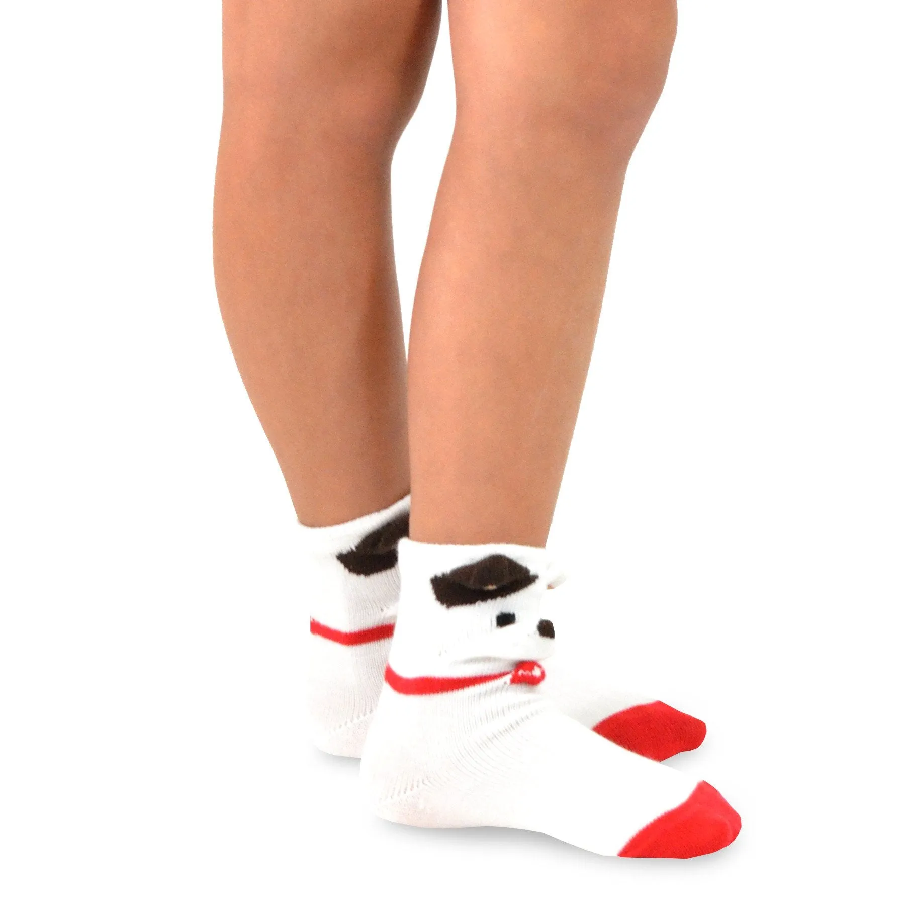 TeeHee Socks Kid's Dog Cotton Short Crew (K1512)