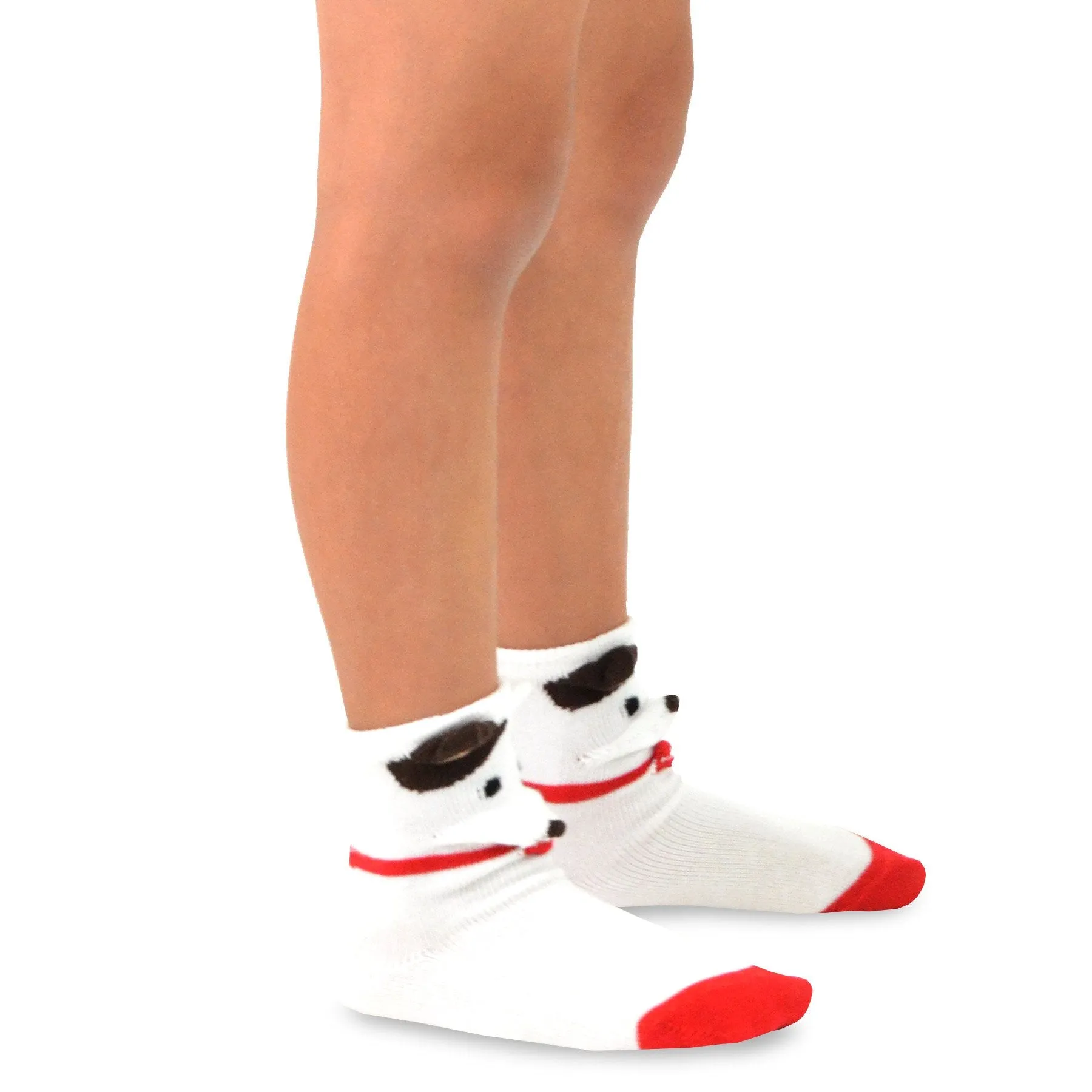 TeeHee Socks Kid's Dog Cotton Short Crew (K1512)