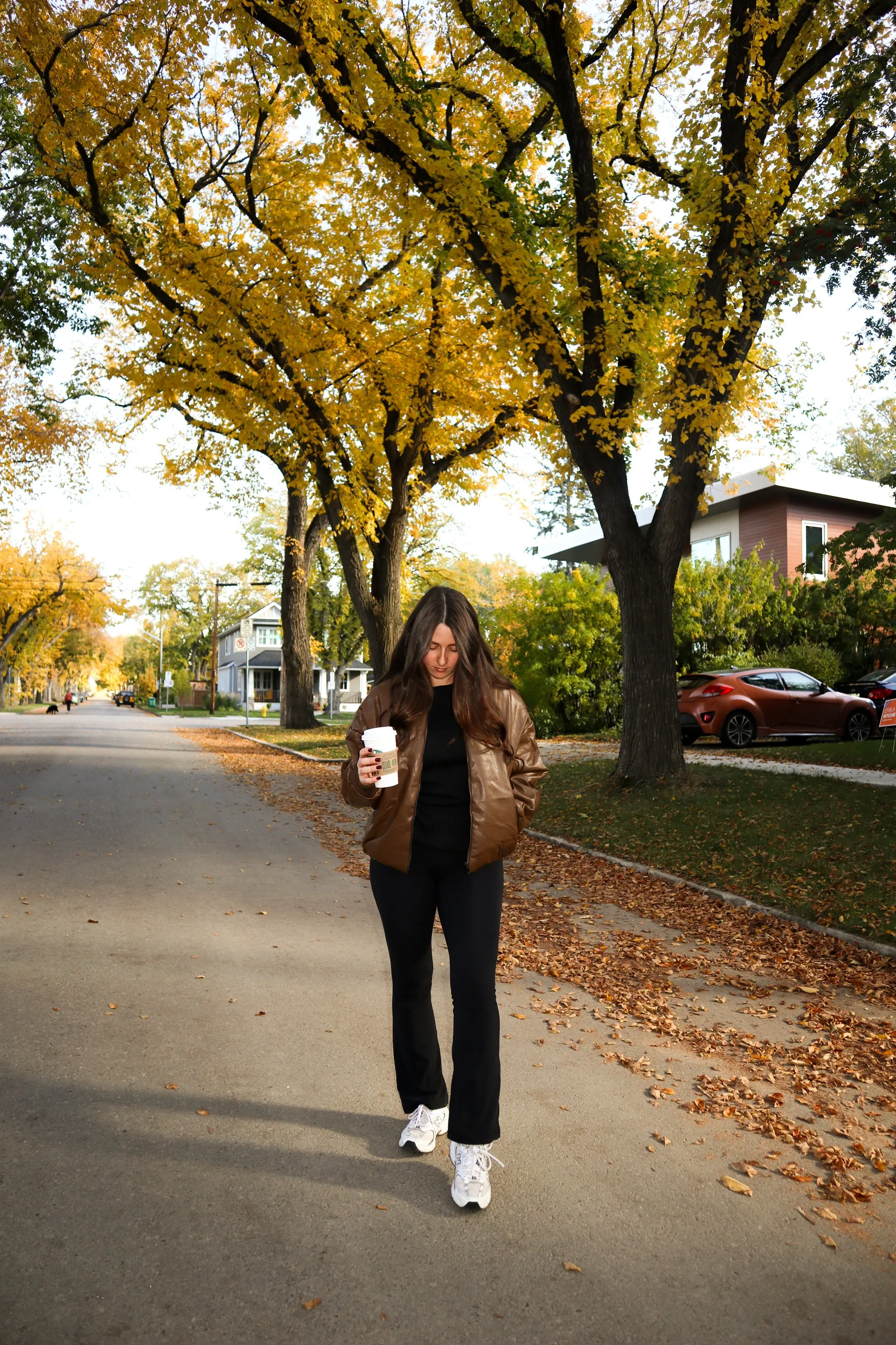 The Miriam Vegan Leather Bomber Jacket | Chocolate Brown