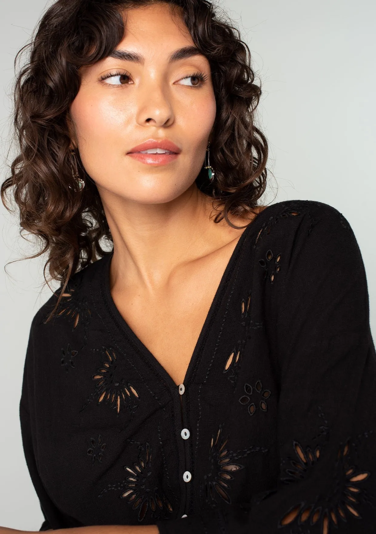 Tiara Eyelet Blouse