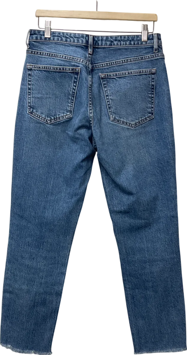 Topshop Blue Straight Leg Jeans W30