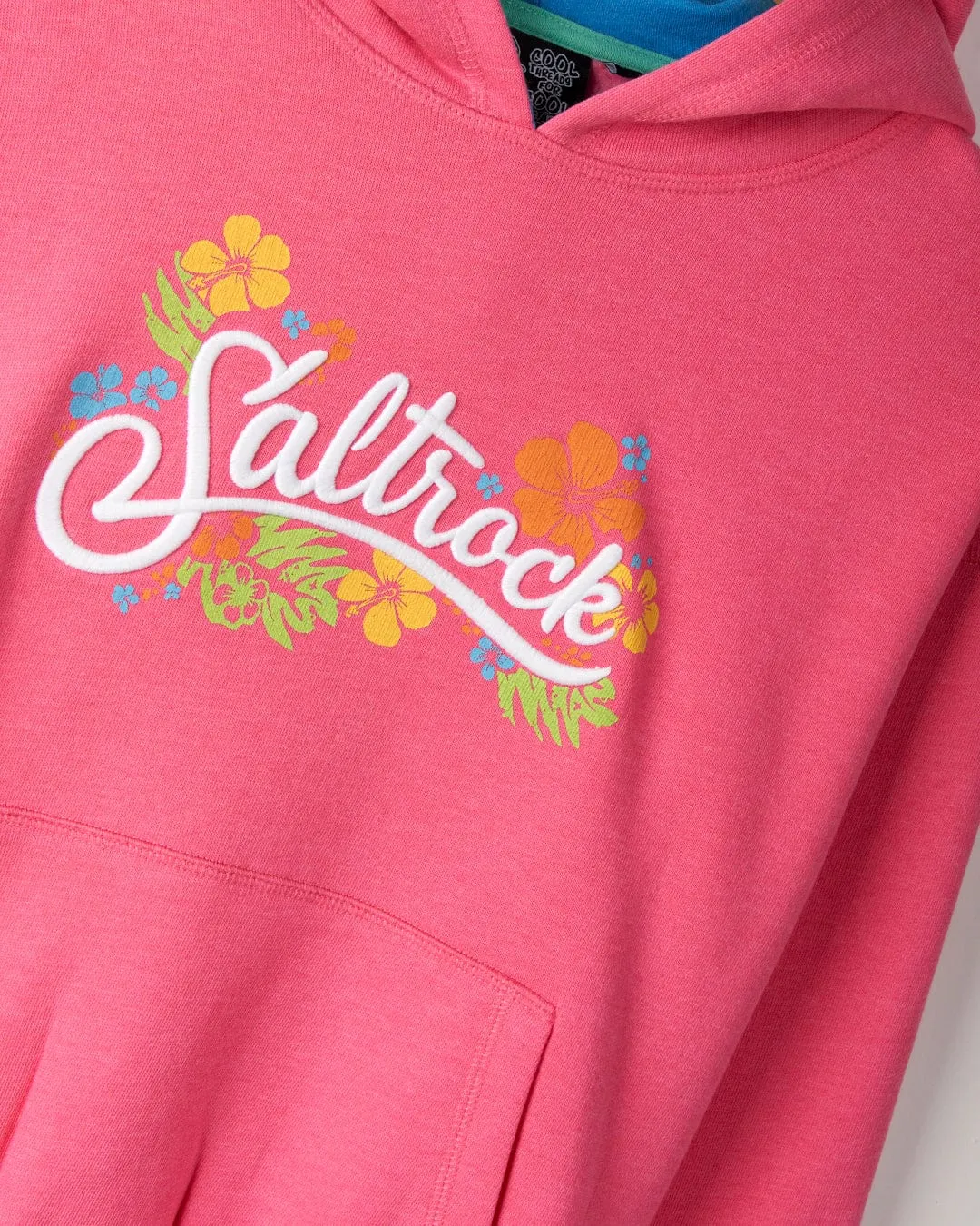 Tropic - Kids Recycled Pop Hoodie - Pink