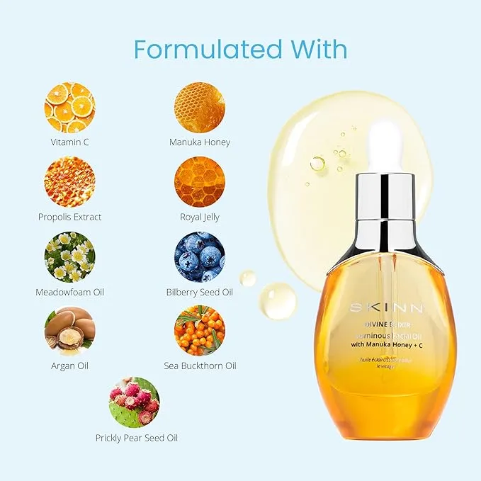 Ultimate Glow Kit - Luminous Facial Oil 1 oz   Cryo Roller