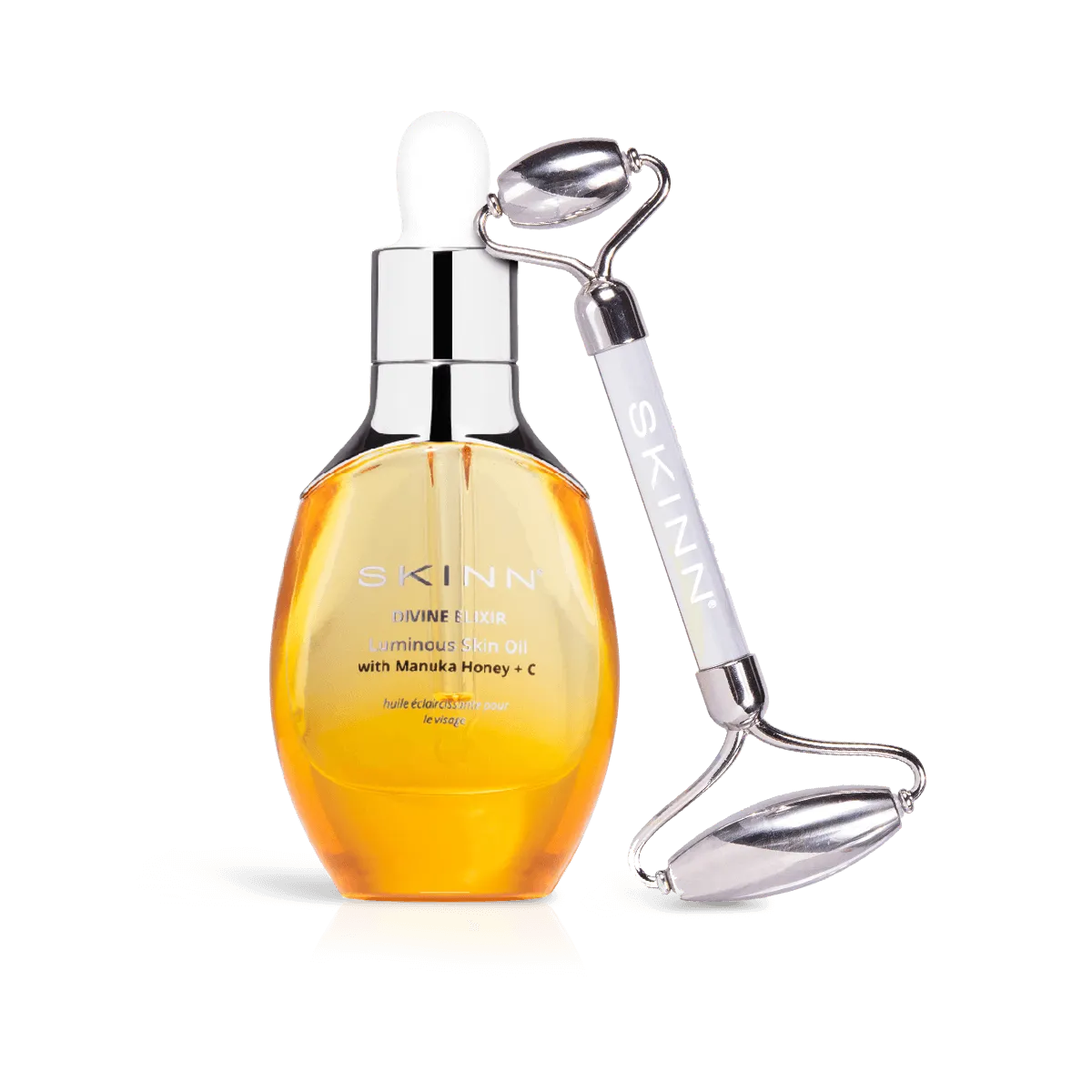 Ultimate Glow Kit - Luminous Facial Oil 1 oz   Cryo Roller