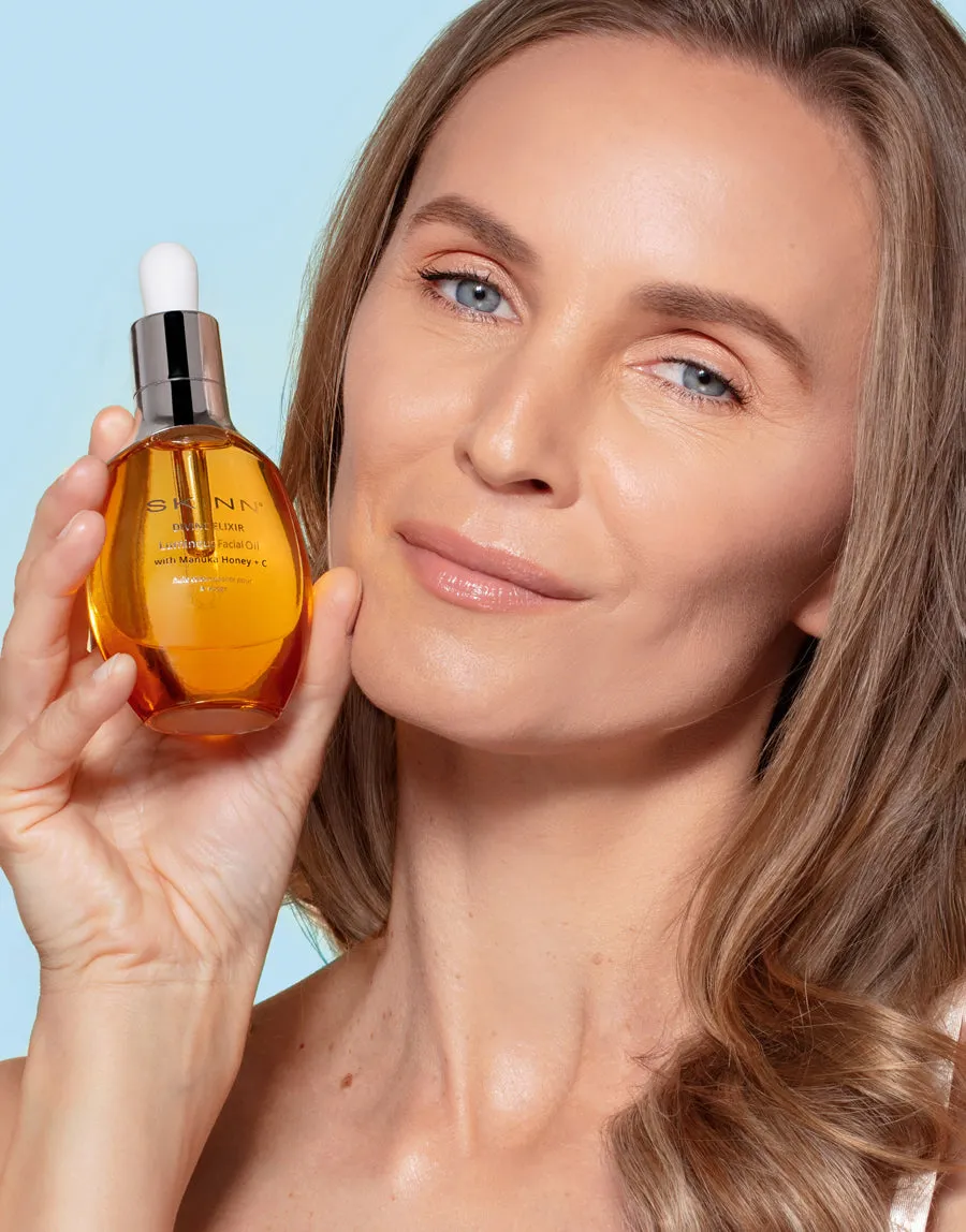 Ultimate Glow Kit - Luminous Facial Oil 1 oz   Cryo Roller