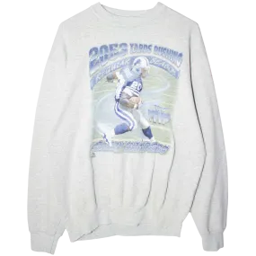 Vintage Printed 1997 Barry Sanders NFL Sweater Grey (XL)