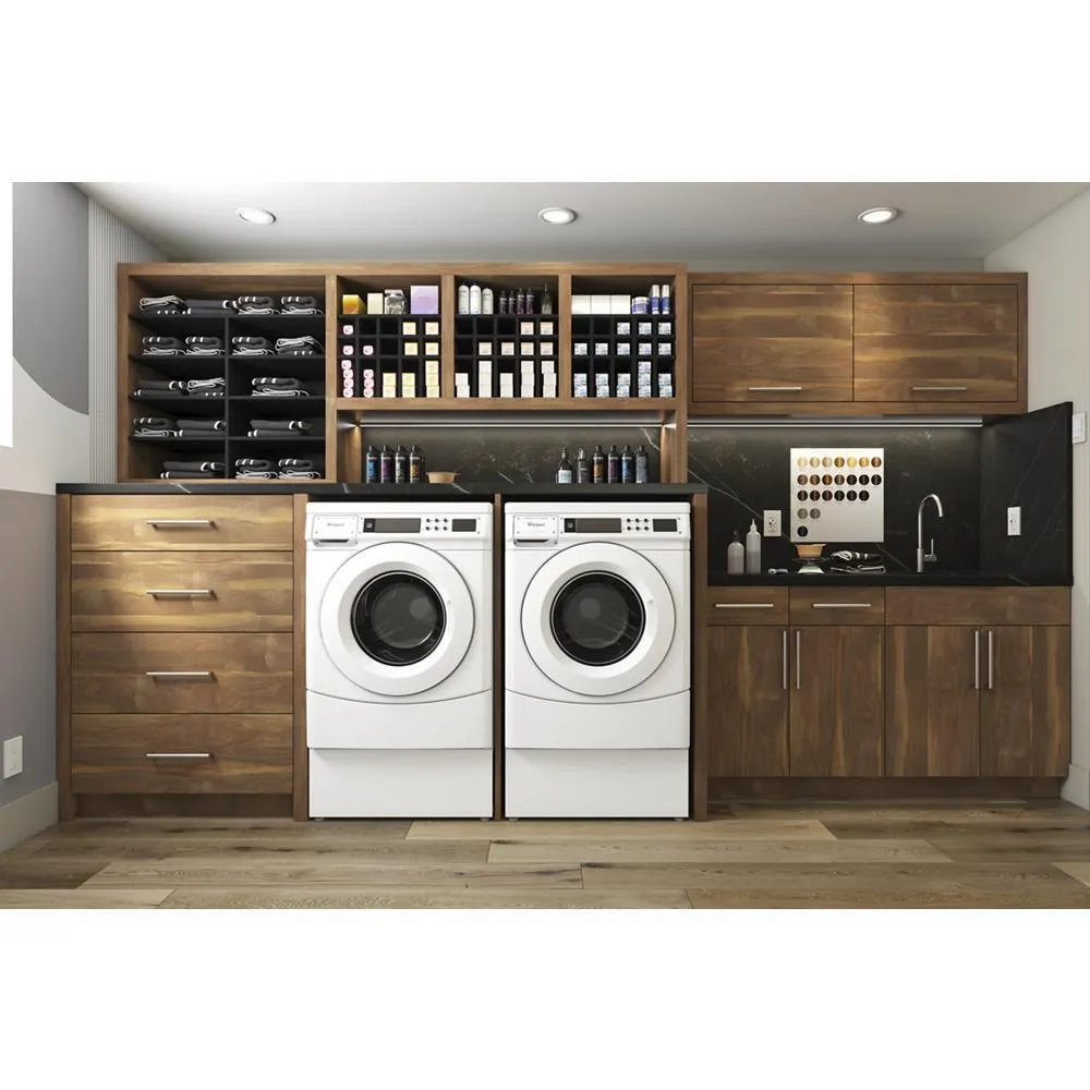 Whirlpool CED9160GW 27" Commercial Electric Front-Load Dryer, Non-Vend