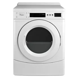 Whirlpool CED9160GW 27" Commercial Electric Front-Load Dryer, Non-Vend