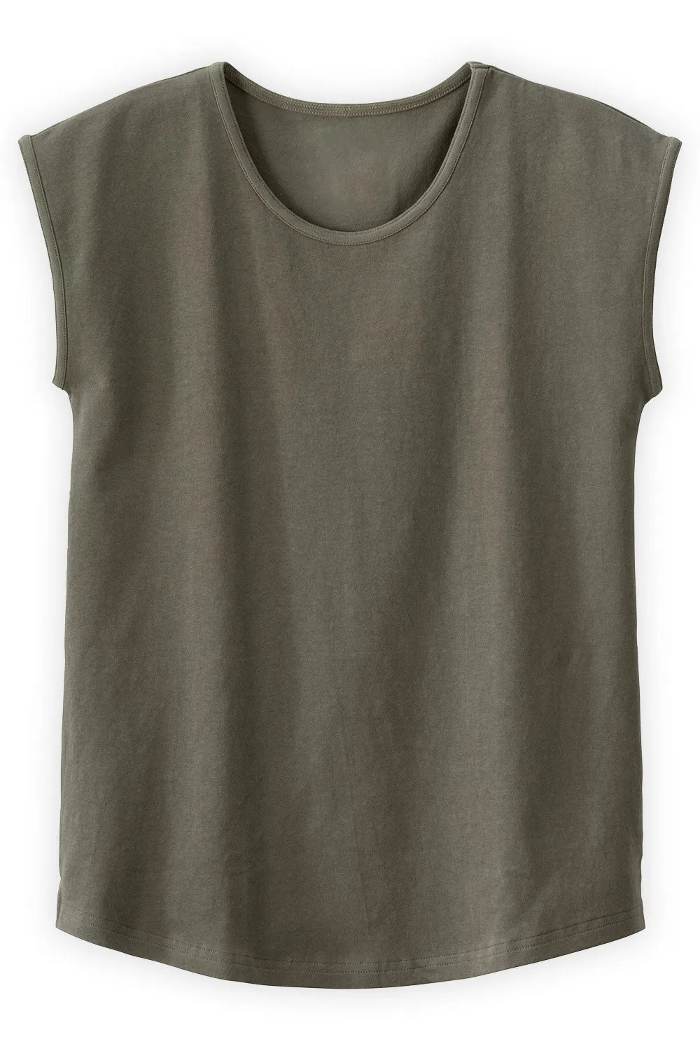 Women's Organic Cap Sleeve Easy Tee (Discontinued Colors)