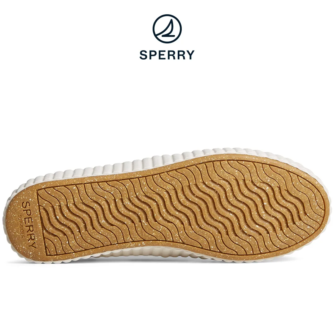 Women's SeaCycled™  Pier Wave Platform Resort Boat Sneaker Cream (STS89067)
